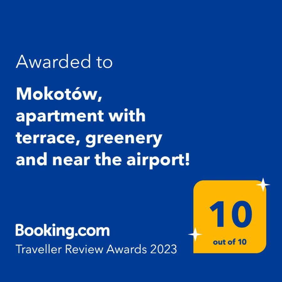 Mokotow, Apartment With Terrace, Greenery And Near The Airport! Warszawa Exteriör bild